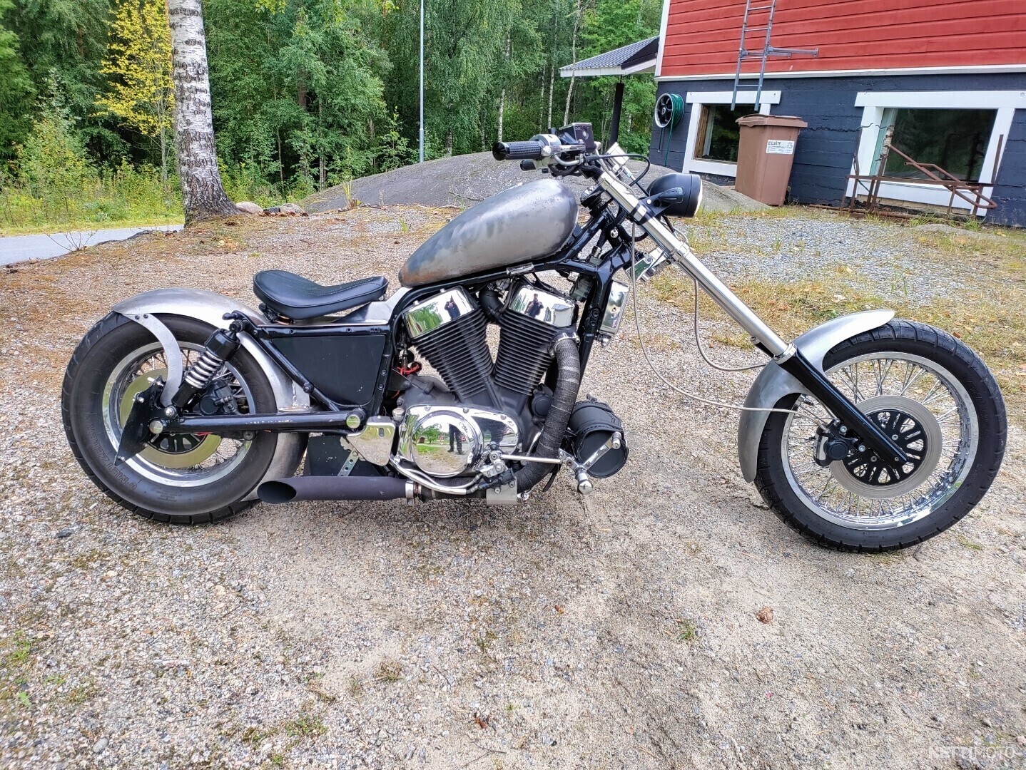 Choppertown - Check out our bro JC Muniz new build - Suzuki intruder 1400  1995. He usually builds Harley's , but it's evident his talents go way  beyond that.