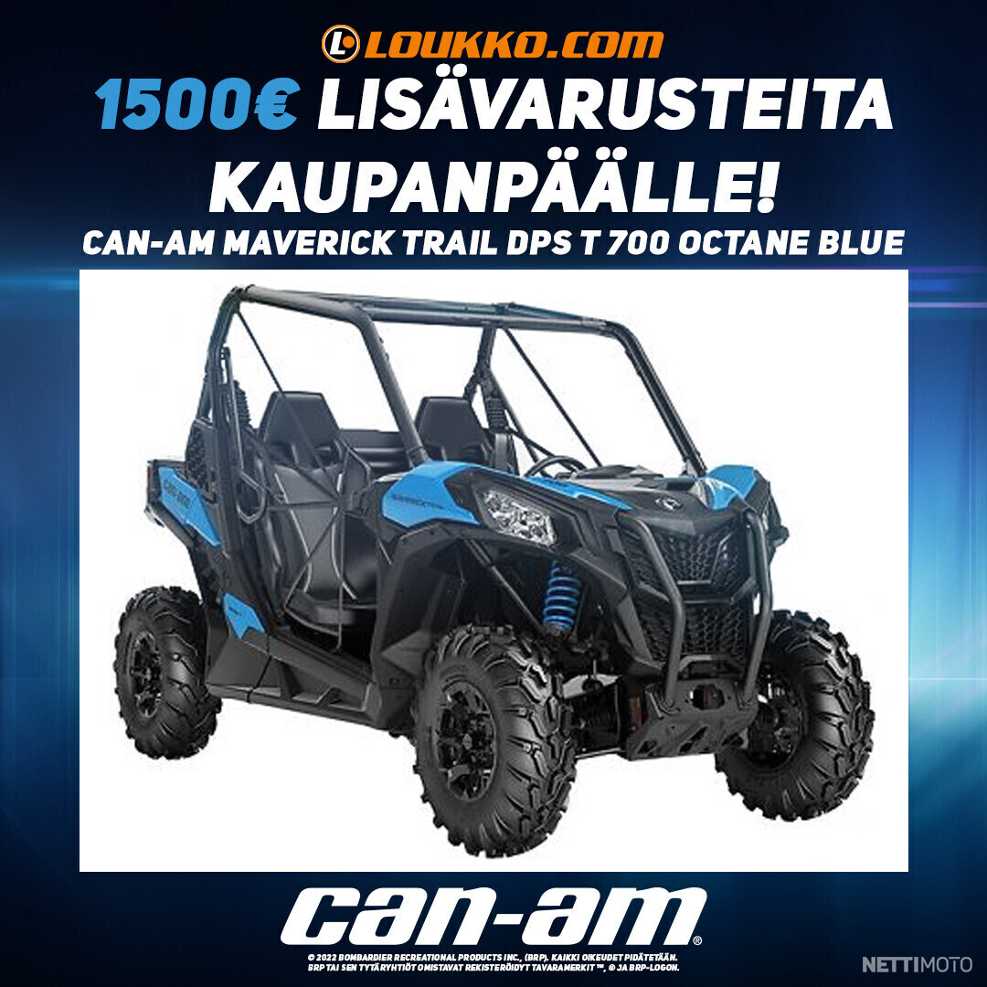 Can-Am Maverick TRAIL DPS T 700 - 1000\u20ac Lis\u00e4varusteita Kaupanp\u00e4\u00e4lle ...