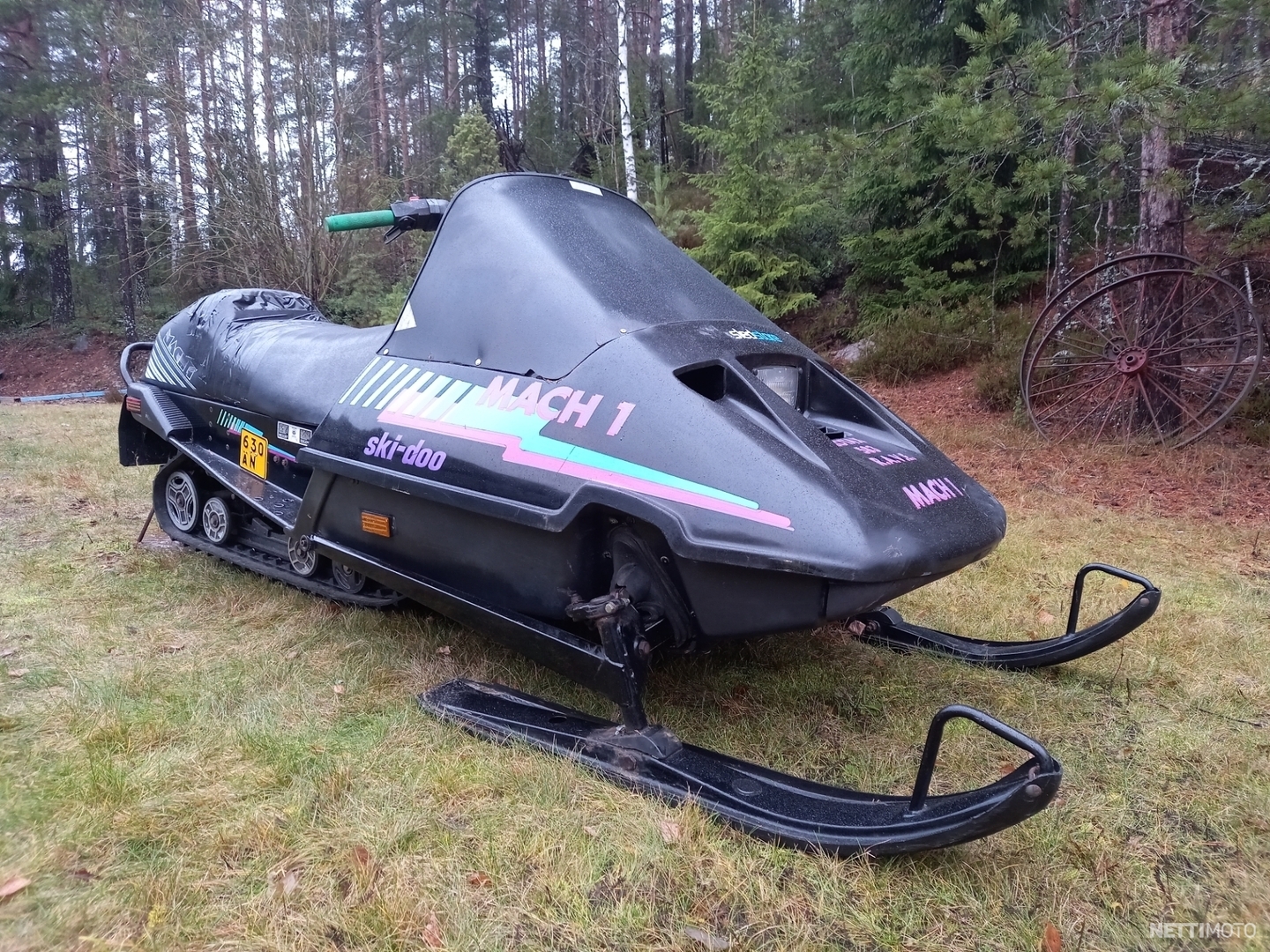 SkiDoo Mach 1 Kelkkareittien Gaselli 600 cm³ 1991 Lemi