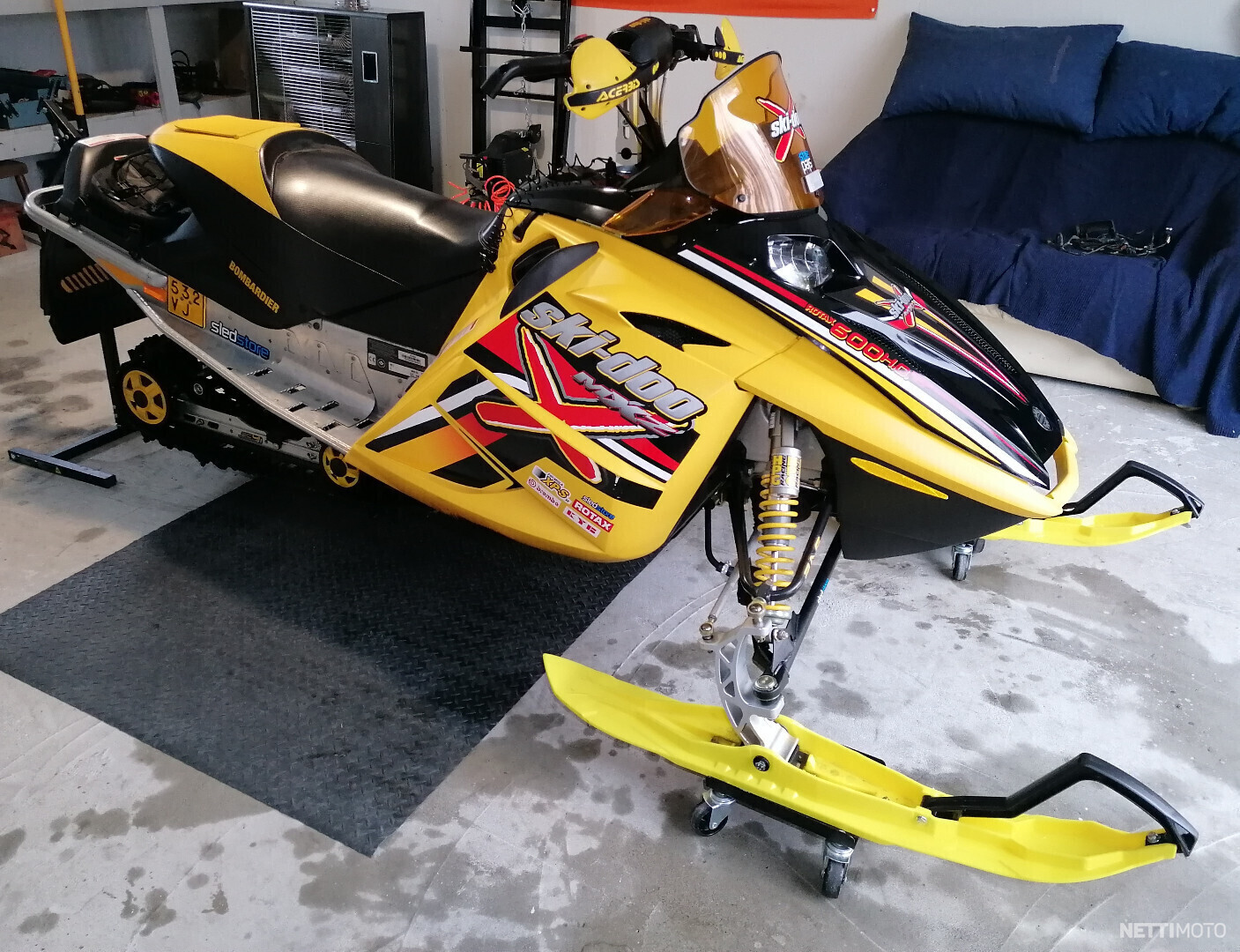 SkiDoo MX Z MXZ X 600 HO SDI 600 cm³ 2005 Alavus Moottorikelkka