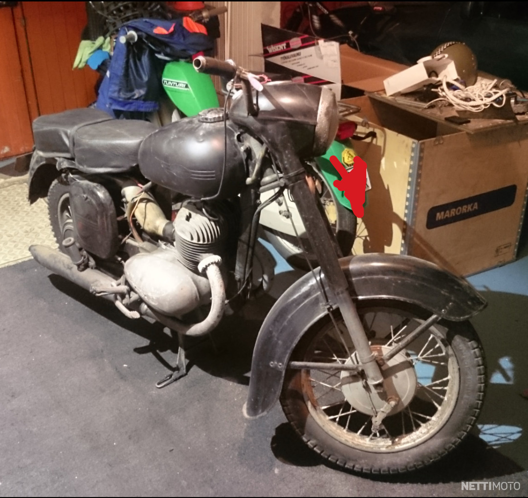 Jawa Jawa 350 350 Cm³ 1961 Kotka Moottoripyörä Nettimoto