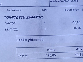 Muu merkki Muu malli